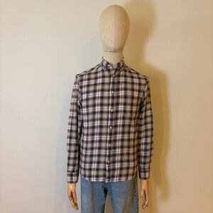 H&M L.O.G.G. Plaid Flannel Button Down Shirt - Regular Fit - XS